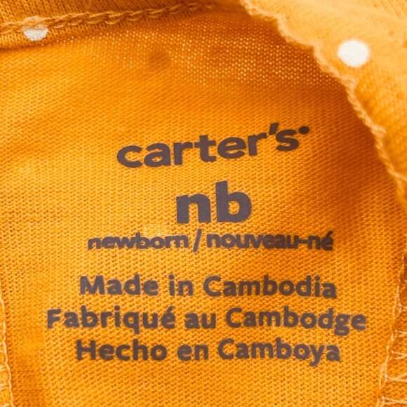 Carter’s Baby Girl Floral Polka Dot Ruffle Bodysuit & Leggings Set - Picture 4 of 6